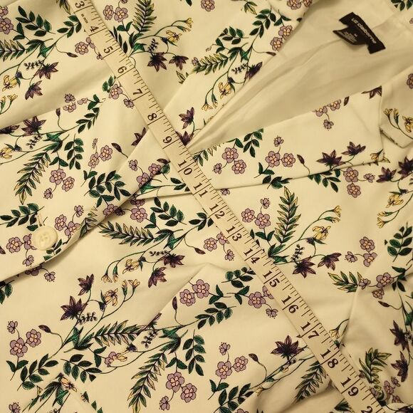 Liz Claiborne white blazer with floral print - Picture 6 of 10